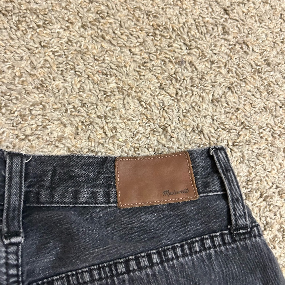 Madewell The Perfect Summer Black Washed Denim Jeans 100% Cotton Women's Size 26 - Picture 10 of 10